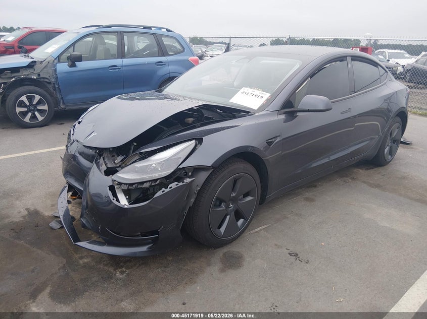 Vin: 5yj3e1ea1pf543164, lot: 45669605, tesla model 3 rear-wheel drive 20232