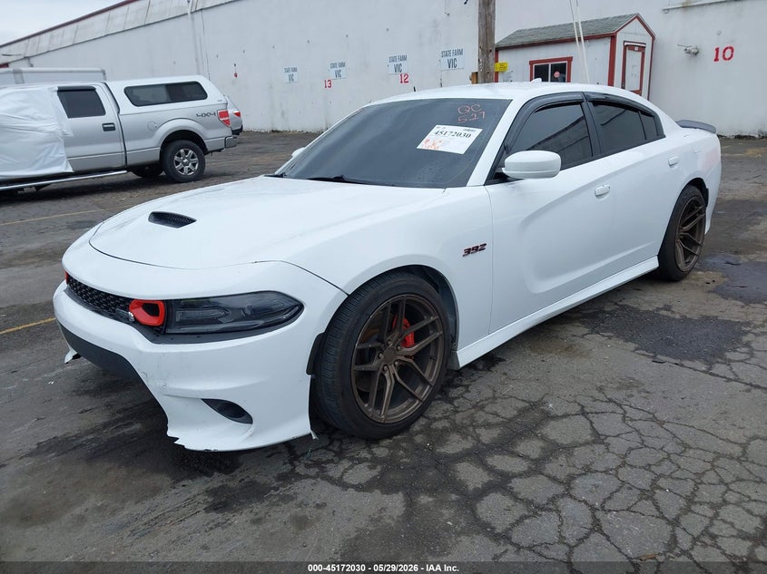 Vin: 2c3cdxgj6hh536827, lot: 45669716, dodge charger r/t scat pack rwd 20172