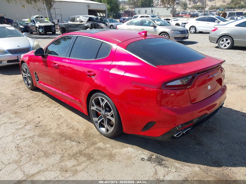 Vin: knae55lc4j6019382, lot: 45669761, kia stinger gt2 20183