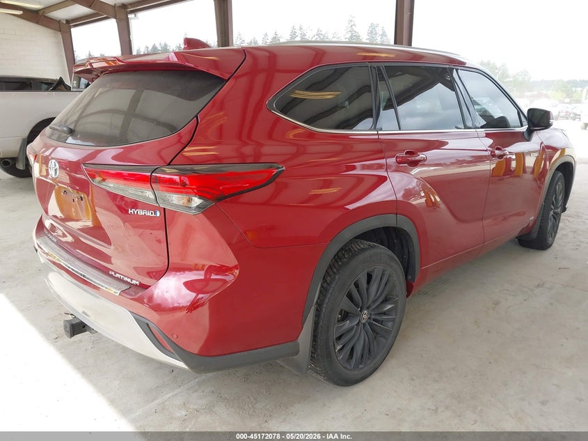 2021 TOYOTA HIGHLANDER auction photo 4