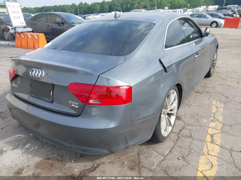 Vin: waulfafr8da002311, lot: 45669870, audi a5 2.0t premium 20134