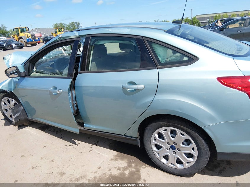 2012 Ford Focus 2.0 Se blue Lot 111045172284 Vin 1FAHP3F22CL446815