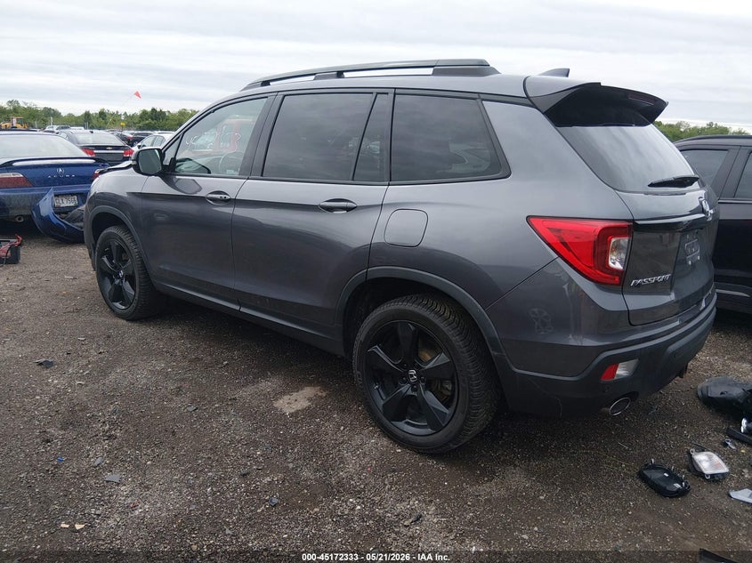 Vin: 5fnyf8h06mb001732, lot: 45670019, honda passport awd elite 20213