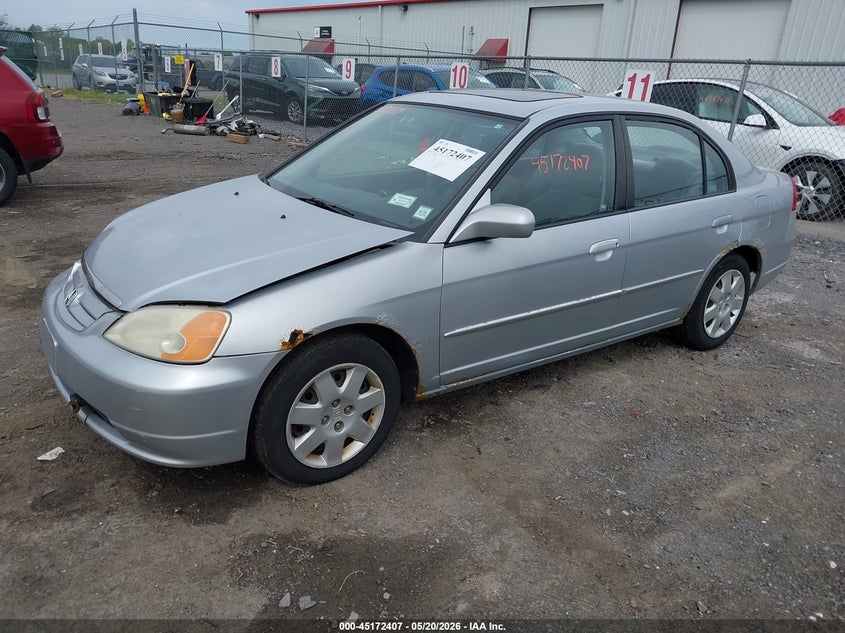 2001 Honda Civic Ex 2HGES26751H512819 photo 1