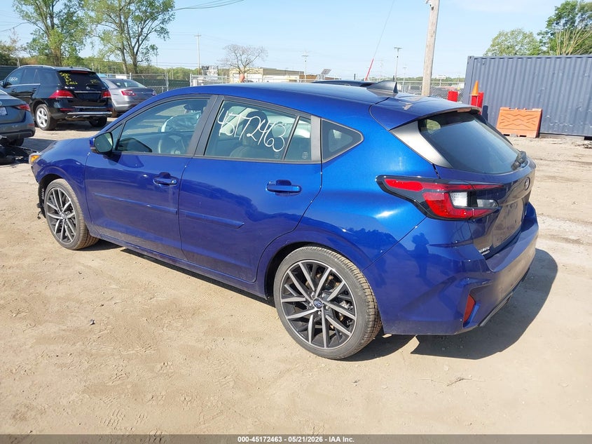 Vin: jf1guafc7r8378721, lot: 45670149, subaru impreza sport 5-door 20243