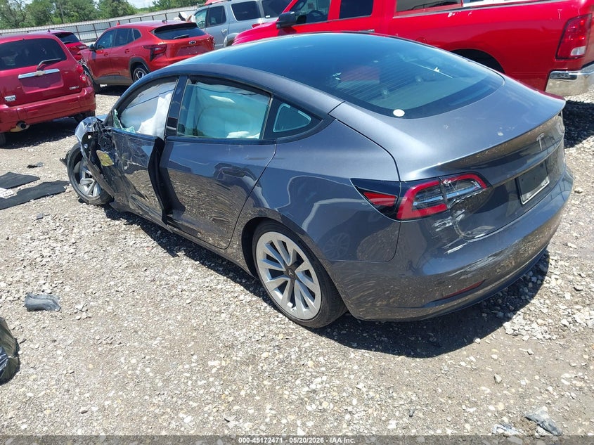 Vin: 5yj3e1ea7pf483939, lot: 45670157, tesla model 3 rear-wheel drive 20233