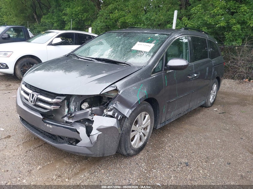 2014 Honda Odyssey Ex-L 5FNRL5H63EB033684 photo 1