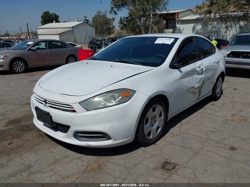 Vin: 1c3cdfaa4fd276523, lot: 45670289, dodge dart se 20152
