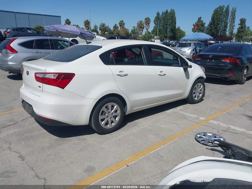 Vin: knadm4a3xg6541051, lot: 45670479, kia rio lx 20164