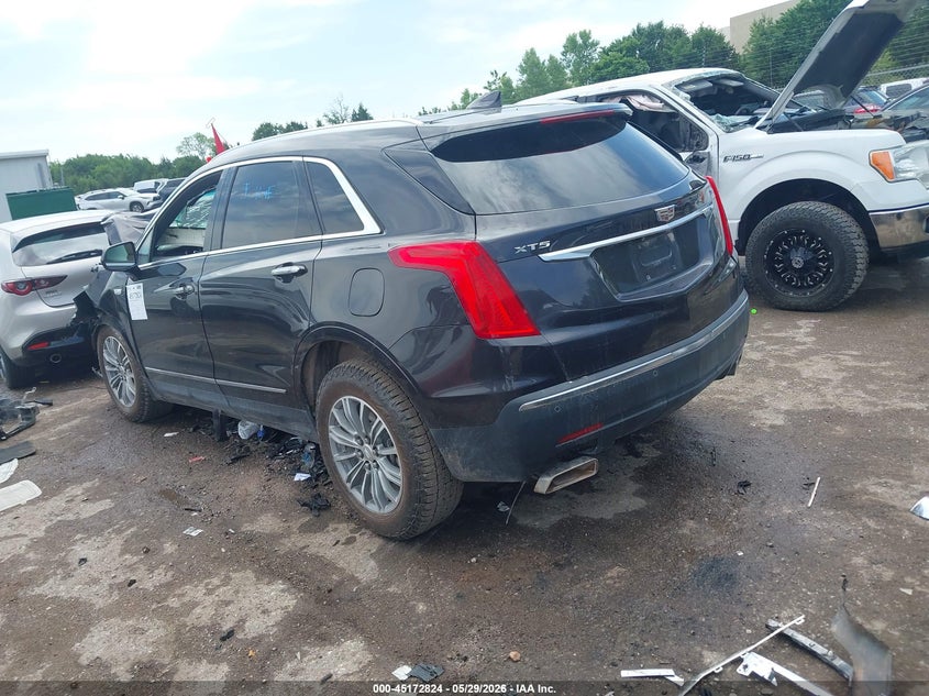 Vin: 1gyknbrs8hz100844, lot: 45670510, cadillac xt5 luxury 20173