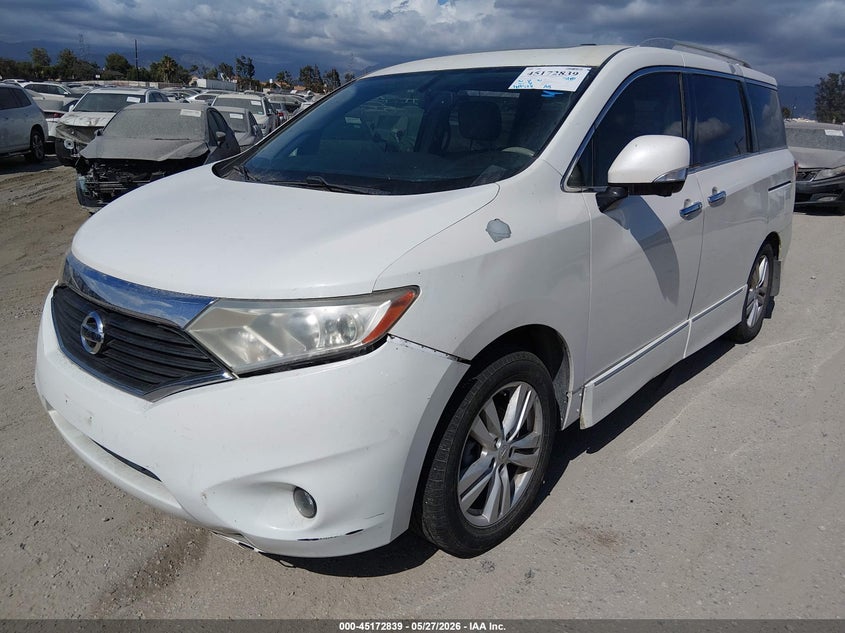 Vin: jn8ae2kp1f9127716, lot: 45670525, nissan quest platinum 20152