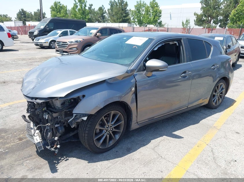 Vin: jthkd5bh2c2110035, lot: 45670568, lexus ct 200h premium 20122