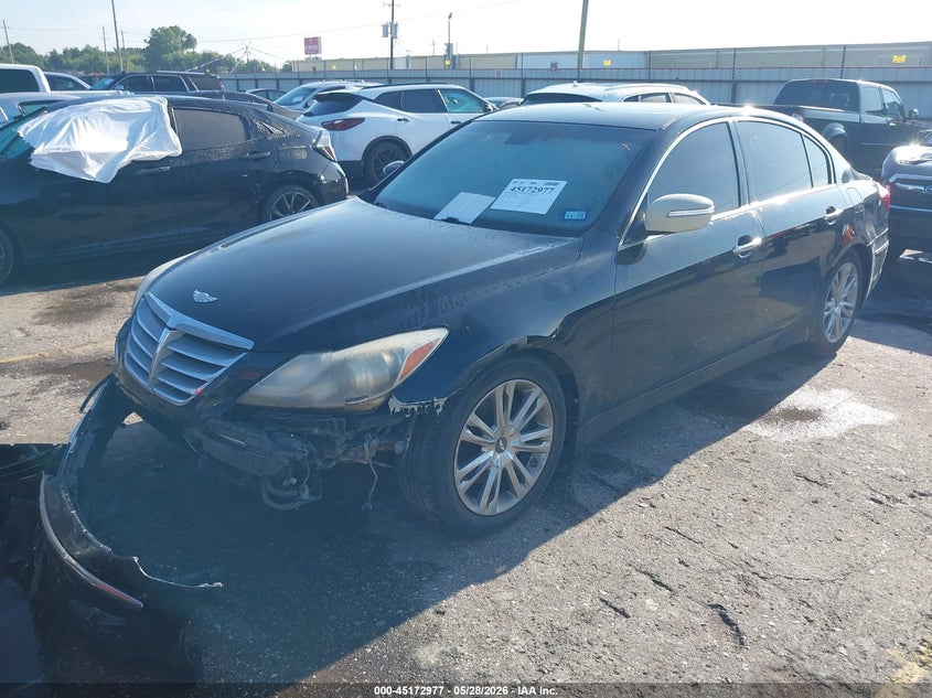 Vin: kmhgc4dd9cu204069, lot: 45670663, hyundai genesis 3.8 20122