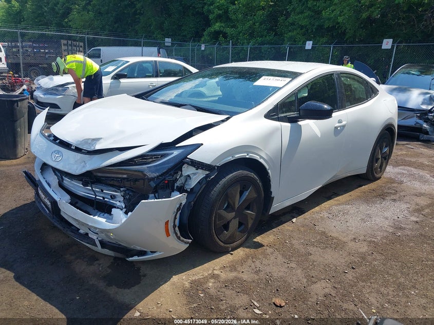 Vin: jtdacacu4t3073567, lot: 45670735, toyota prius plug-in hybrid se 20262