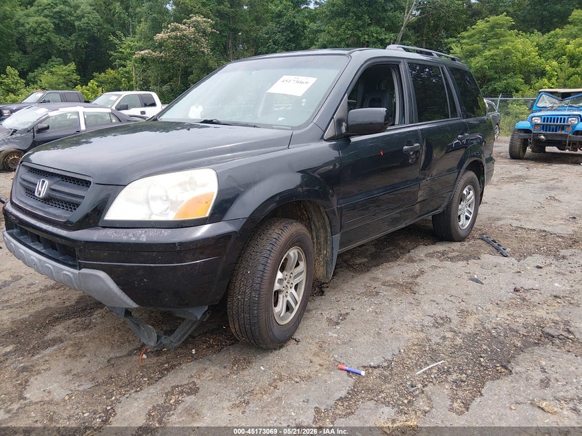2004 Honda Pilot Ex-L 2HKYF18784H600489 photo 1