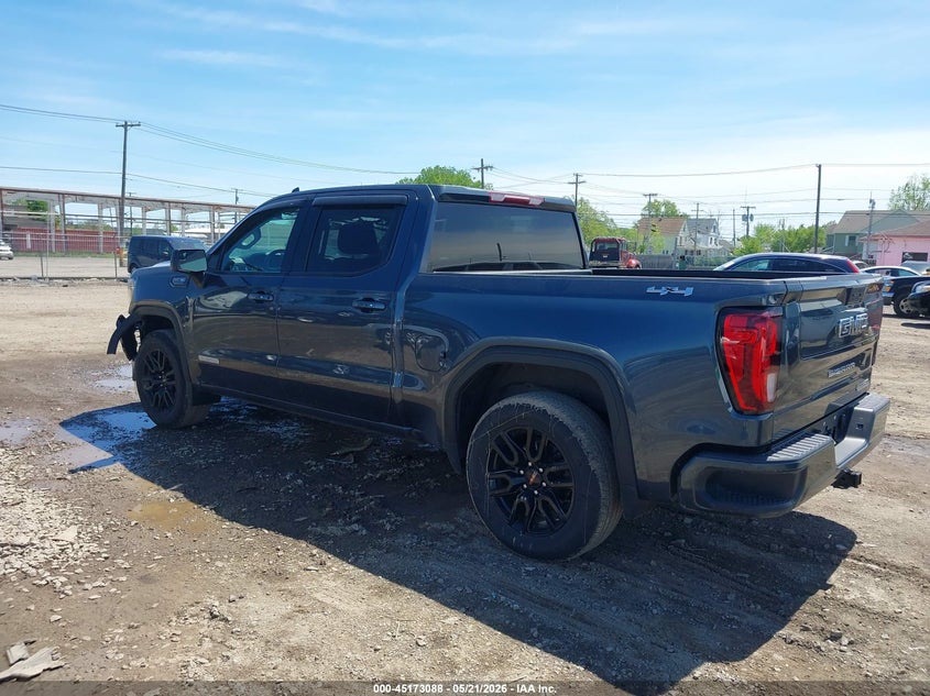 Vin: 1gtu9ced0mz434165, lot: 45670774, gmc sierra 1500 4wd  short box elevation 20213