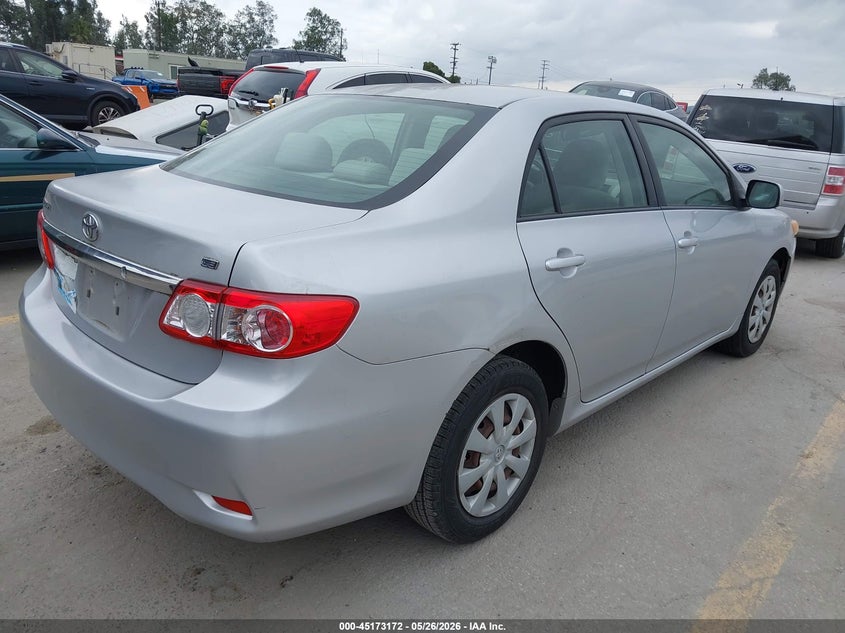 2011 TOYOTA COROLLA SEDAN 1.8L I-4 DOHC, VVT, 132HP