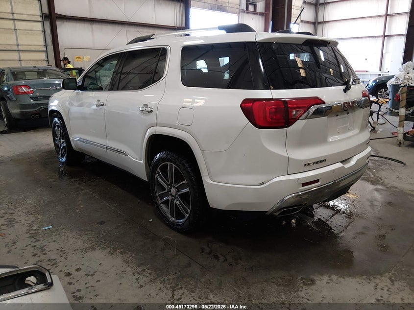 Vin: 1gkknxls3hz146355, lot: 45670982, gmc acadia denali 20173