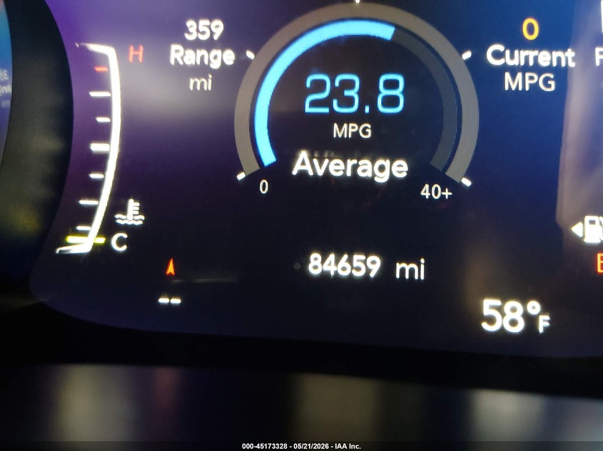 2020 CHRYSLER PACIFICA VAN 3.6L V-6 DOHC, VVT, 287HP