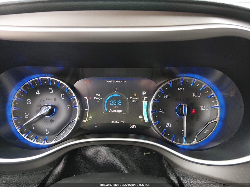 2020 CHRYSLER PACIFICA VAN 3.6L V-6 DOHC, VVT, 287HP
