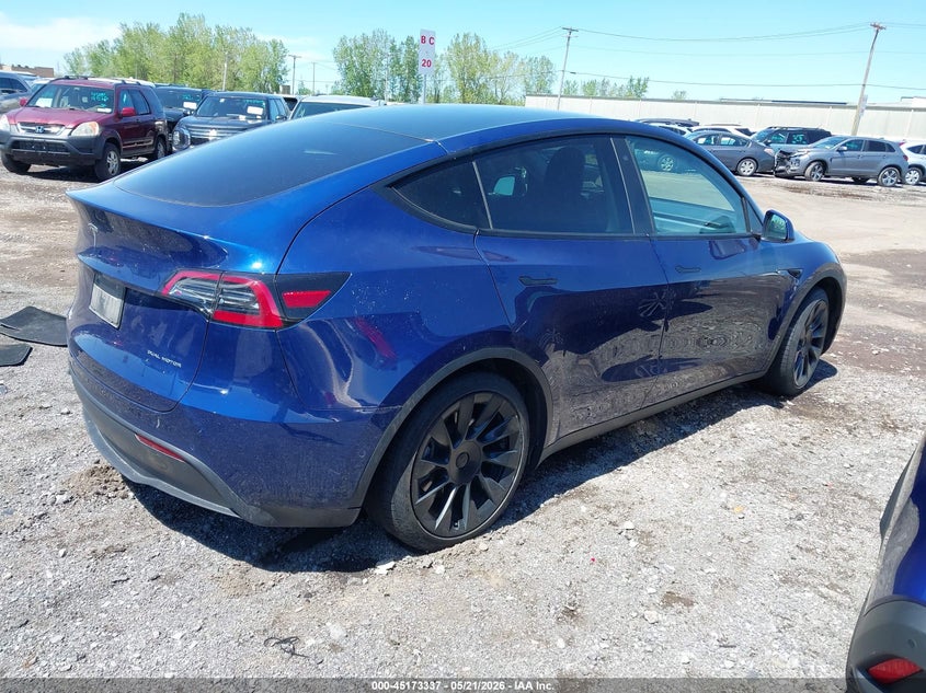 Vin: 5yjygdee8mf265301, lot: 45671023, tesla model y long range dual motor all-wheel drive 20214