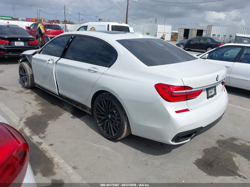 Vin: wba7f0c5xkgm26015, lot: 45671073, bmw 750i 20193