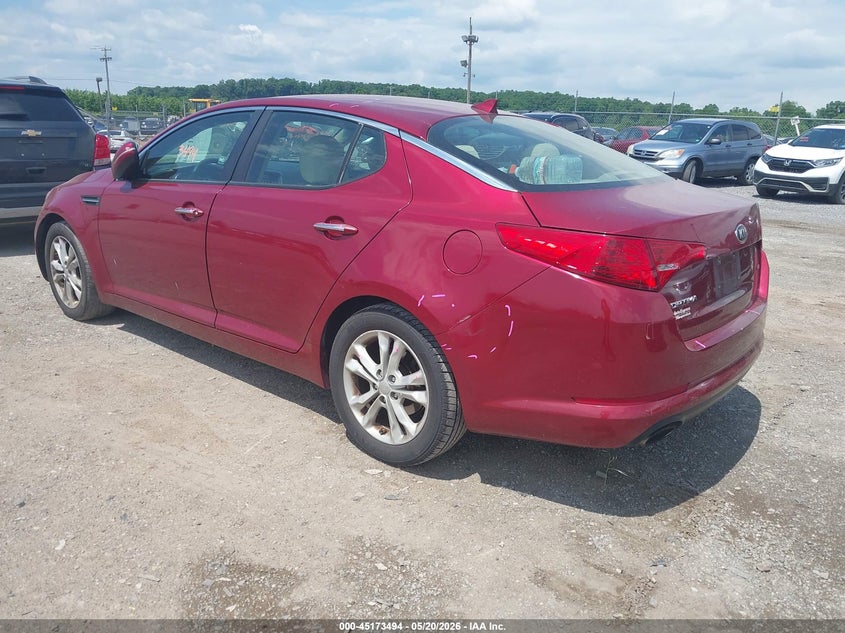 Vin: 5xxgm4a73dg225829, lot: 45671180, kia optima lx 20133