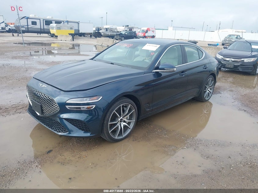 Vin: kmtg34sc4su151960, lot: 45671274, genesis g70 2.5t rwd 20252
