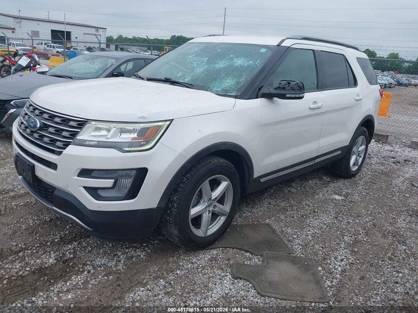 Vin: 1fm5k8d80hgd18536, lot: 45671301, ford explorer xlt 20172