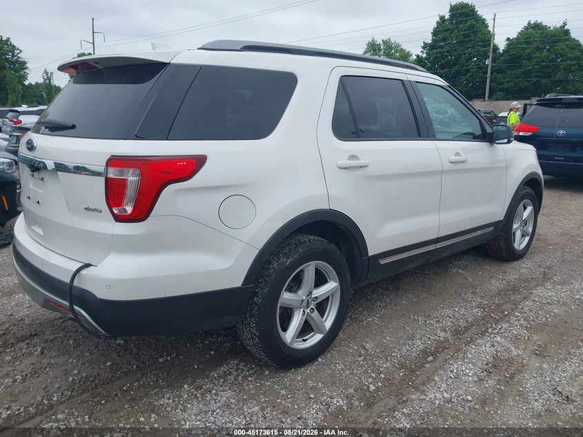Vin: 1fm5k8d80hgd18536, lot: 45671301, ford explorer xlt 20174