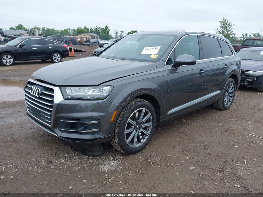 Vin: wa1vaaf70jd038281, lot: 45671323, audi q7 3.0t premium 20182