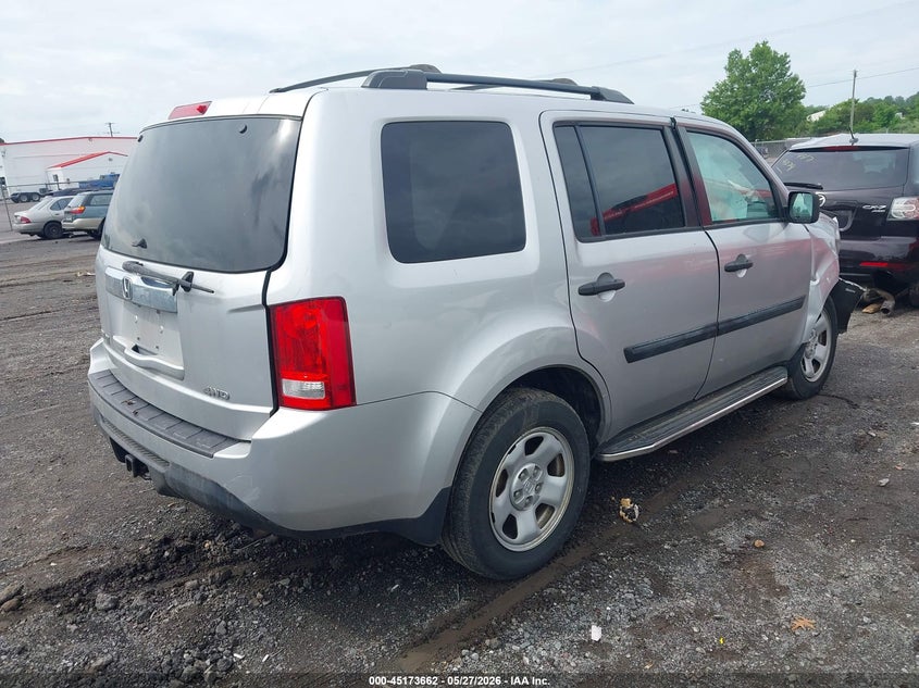 Vin: 5fnyf4h27fb077246, lot: 45671348, honda pilot lx 20154