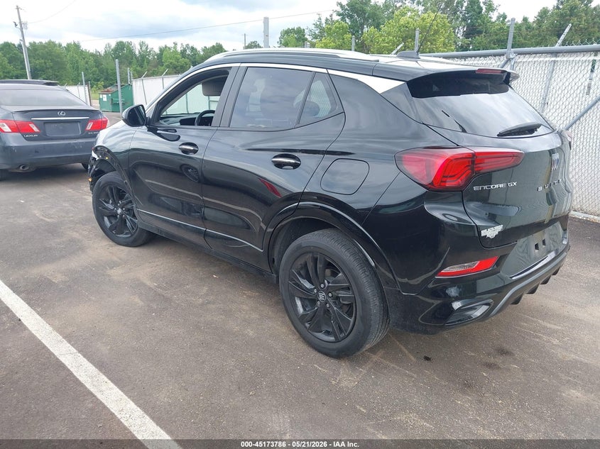 Vin: kl4amdslxrb155075, lot: 45671472, buick encore gx sport touring fwd 20243