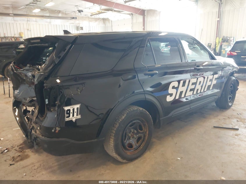 Vin: 1fm5k8ab2rga25674, lot: 45671494, ford police interceptor utility 20244