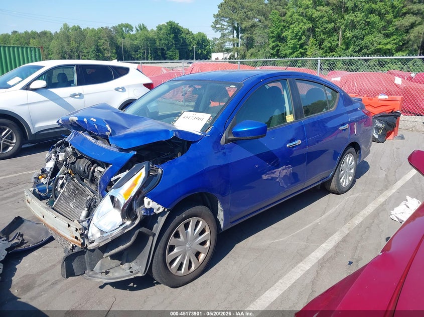 Vin: 3n1cn7ap4hl844613, lot: 45671587, nissan versa 1.6 sv 20172
