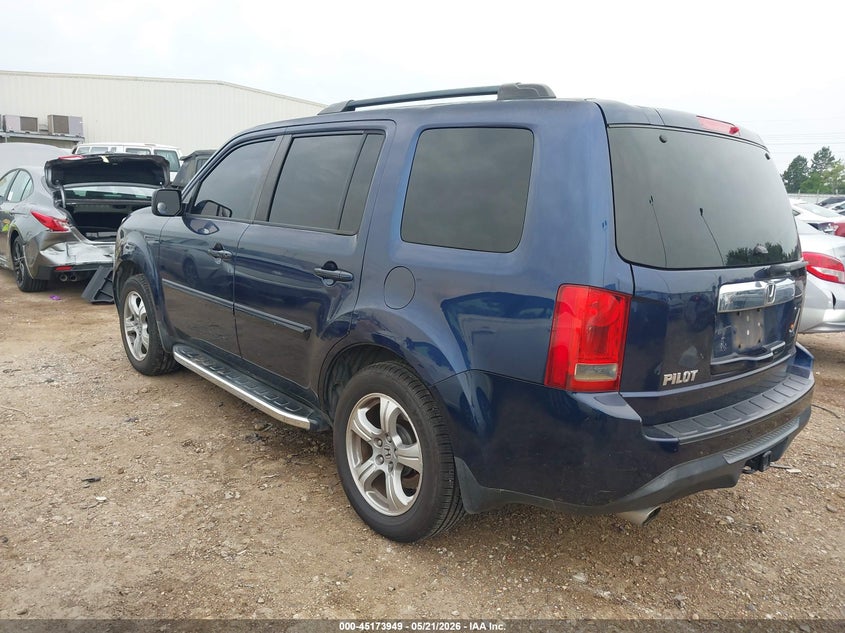 Vin: 5fnyf3h5xeb021188, lot: 45671635, honda pilot ex-l 20143