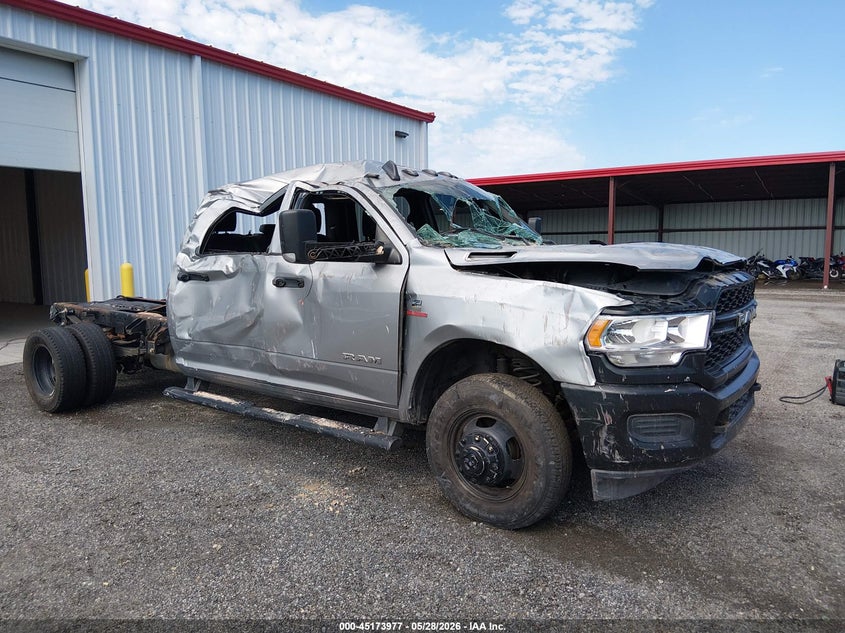 2022 Ram 3500 Ram Chassis Tradesman/Slt/Laramie/Limited grey Lot 111045173977 Vin 3C7WRTCL7NG243091