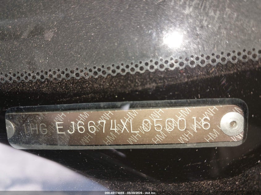 1999 Honda Civic Lx VIN: 1HGEJ6674XL050016 Lot: 45174085