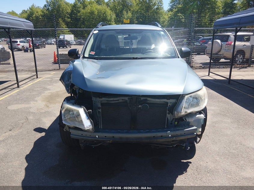 2012 Subaru Forester 2.5 2.5X green Lot 111045174106 Vin JF2SHABC6CH436387
