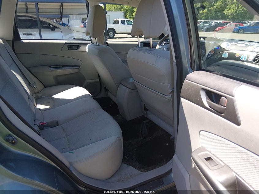 2012 Subaru Forester 2.5 2.5X green Lot 111045174106 Vin JF2SHABC6CH436387