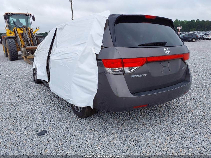 Vin: 5fnrl5h97fb001381, lot: 45671806, honda odyssey touring/touring elite 20153