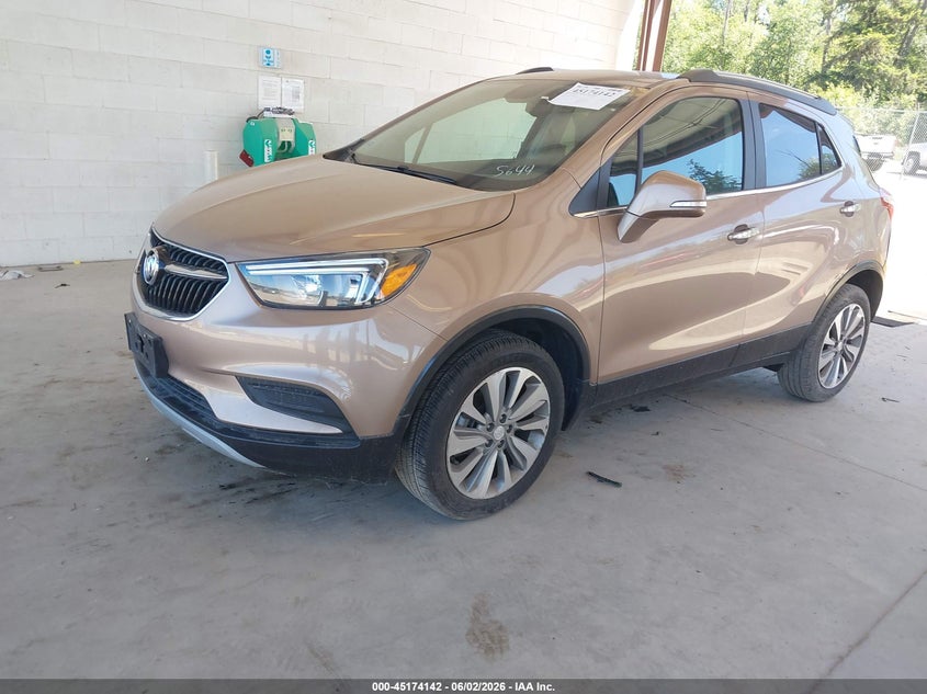 Vin: kl4cjesb3kb805644, lot: 45671828, buick encore awd preferred 20192