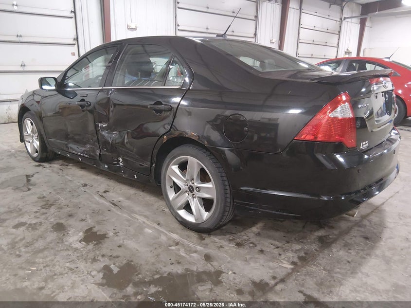 Vin: 3fahp0kc9cr438516, lot: 45671858, ford fusion sport 20123