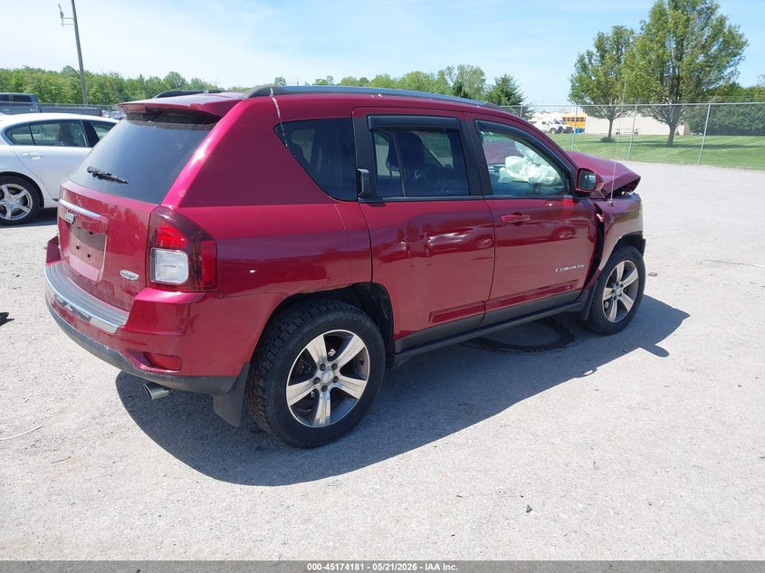 Vin: 1c4njdeb2gd730712, lot: 45671867, jeep compass high altitude edition 20164