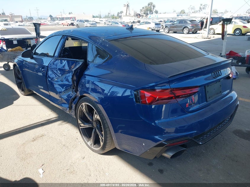 Vin: wuaawcf55ra900636, lot: 45671879, audi rs 5 sportback tfsi quattro tiptronic 20243