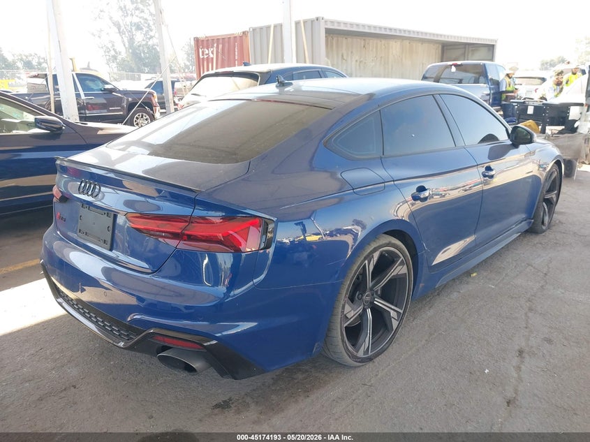 Vin: wuaawcf55ra900636, lot: 45671879, audi rs 5 sportback tfsi quattro tiptronic 20244