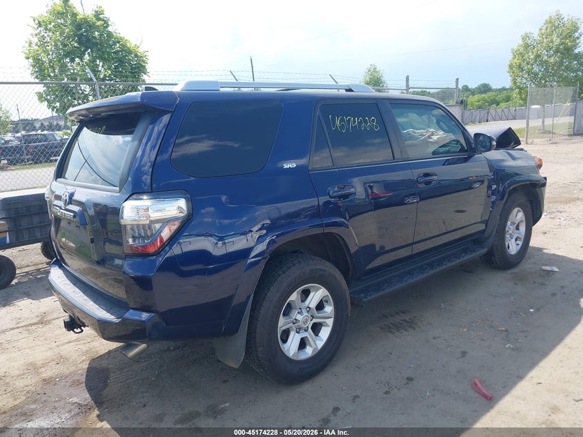 Vin: jtebu5jrxh5454967, lot: 45671914, toyota 4runner sr5 premium 20174