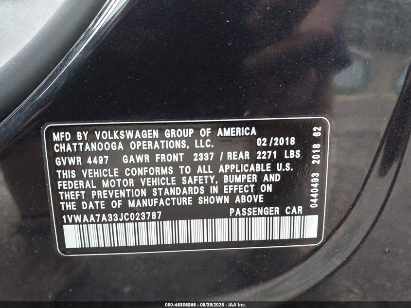 VOLKSWAGEN PASSAT