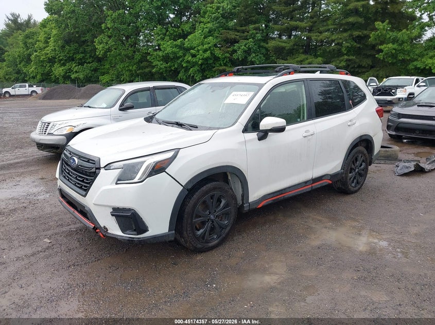 Vin: jf2skajc5ph506082, lot: 45672043, subaru forester sport 20232
