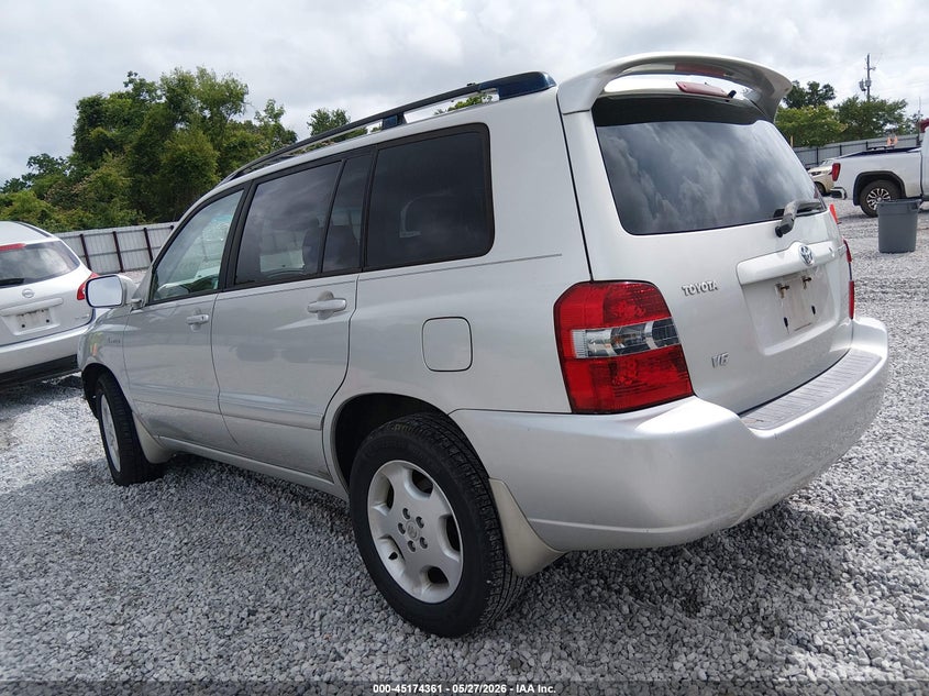 2004 TOYOTA HIGHLANDER SPORT UTILITY VEHICLE 3.3L V-6 DOHC, VVT, 230HP